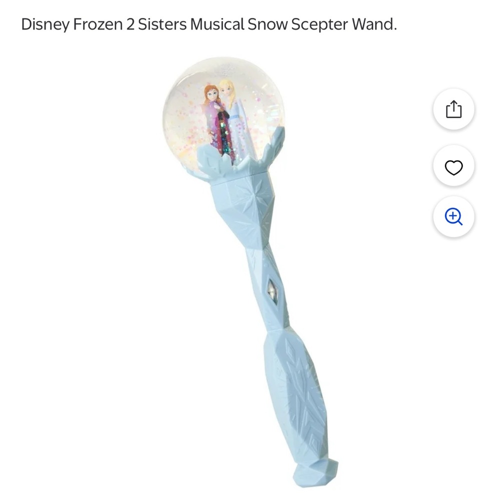Disney Frozen 2 Sisters Musical Snow Scepter Wand